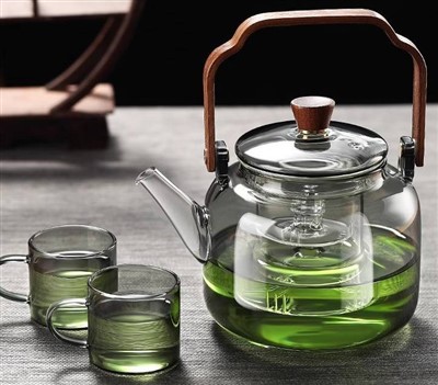 Smoky Grey Glass Jug